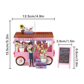 1pc Floats 3D Up Greeting Cards Postcards Invitations Envelope Birthday Party Wedding Invitations Card Wedding Invitations With Rsvp Cards And En